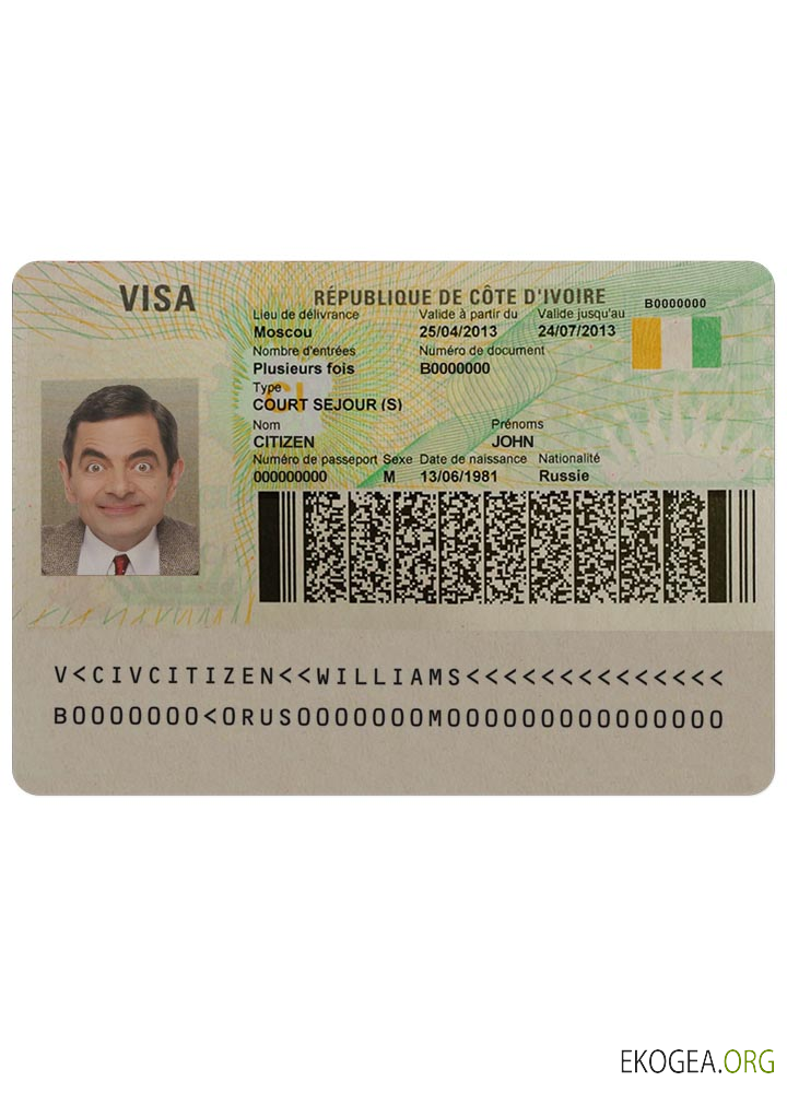 Visa COTE D'IVOIRE